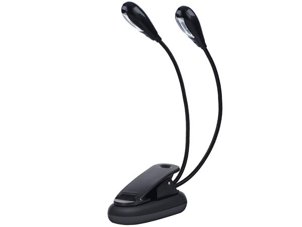 Klipas vadovaujama stalo lempa mokyklinis lankstus skaitymas dvigubas klipas