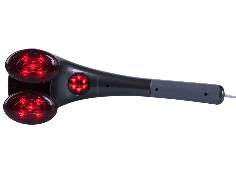 Dvigubas vibracinis kūno masažuoklis, šildantis, liekninantis celiulitą