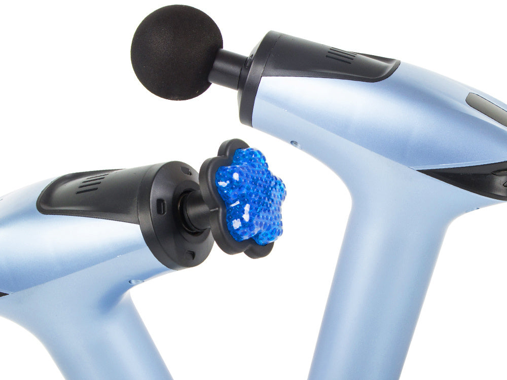 Nugaros masažo pistoletas kūno kojų masažuoklis stiprus masažo pistoletas 5 patarimai, Mėlyna, Szín, Kék