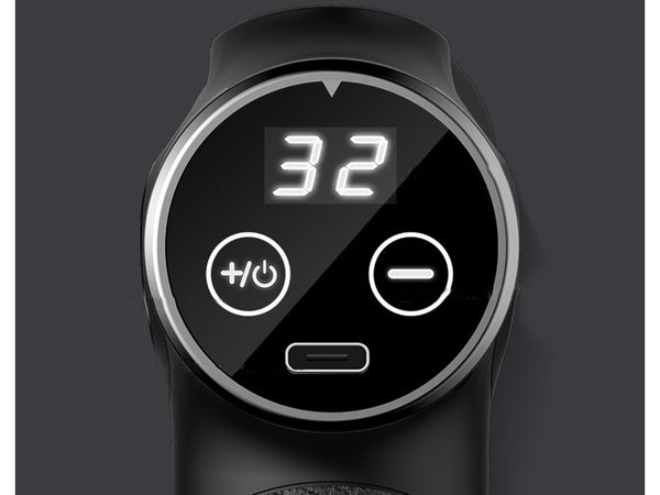 Nugaros masažo pistoletas kūno kojų masažuoklis stiprus masažo pistoletas 4 patarimai, Juoda, Szín, Fekete