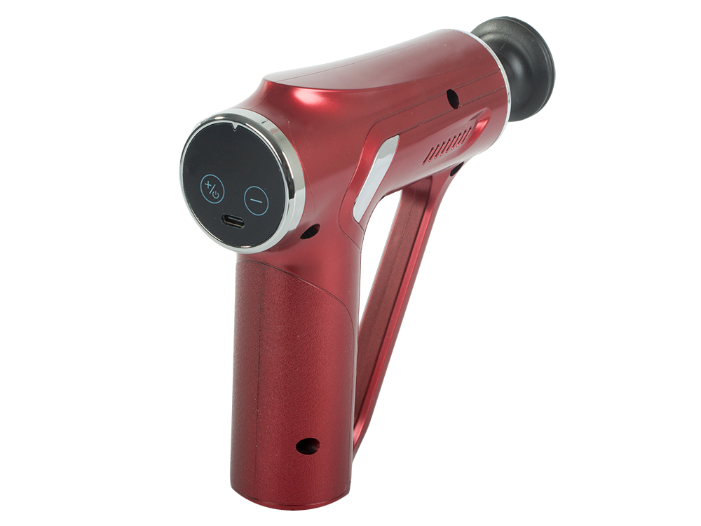 Nugaros masažo pistoletas kūno kojų masažuoklis stiprus masažo pistoletas 4 patarimai, Raudona, Szín, Piros