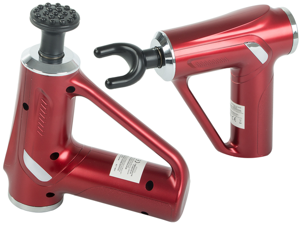 Nugaros masažo pistoletas kūno kojų masažuoklis stiprus masažo pistoletas 4 patarimai, Raudona, Szín, Piros