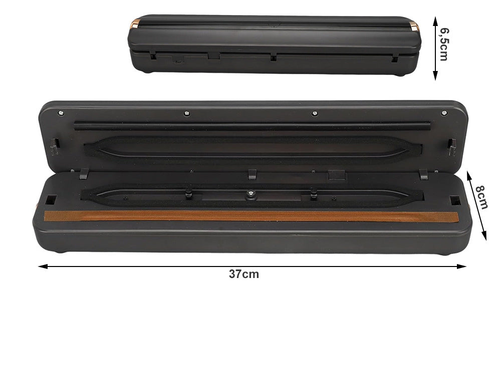 Universalus maisto produktų pakavimo įrenginys + 10 pakuočių, Juoda, Szín, Fekete