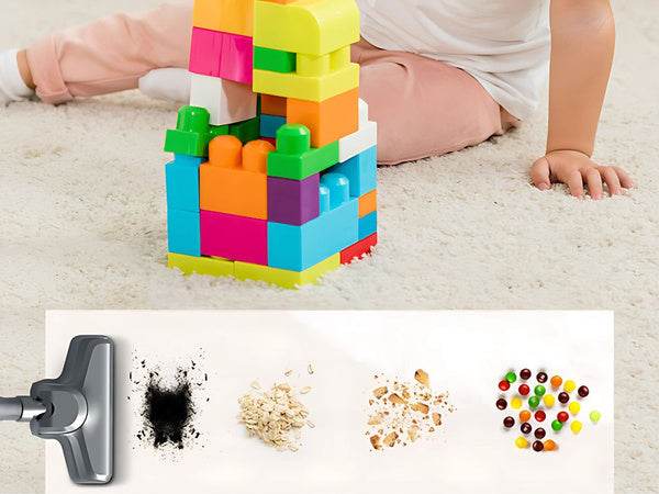 Vertikalus dulkių siurblys be maišelio rankinis 2in1 100w 4 hepa antgaliai