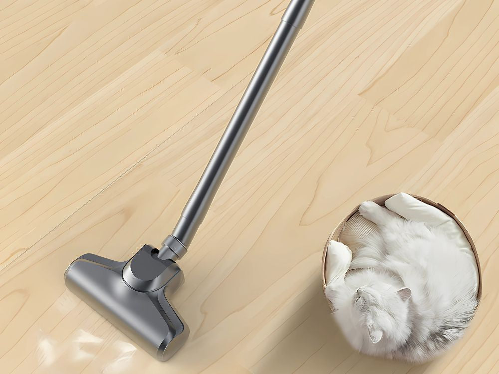 Vertikalus dulkių siurblys be maišelio rankinis 2in1 100w 4 hepa antgaliai