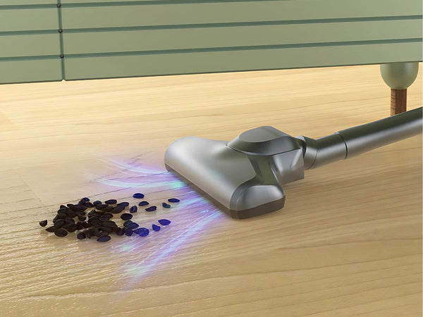 Vertikalus dulkių siurblys be maišelio rankinis 2in1 100w 4 hepa antgaliai