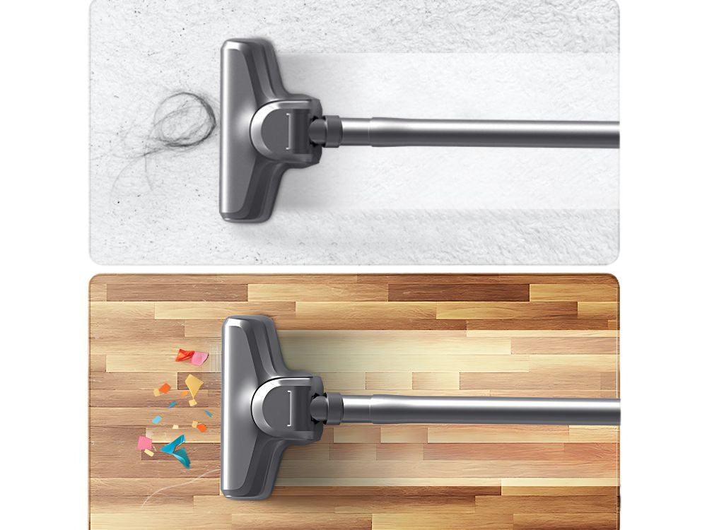 Vertikalus dulkių siurblys be maišelio rankinis 2in1 100w 4 hepa antgaliai