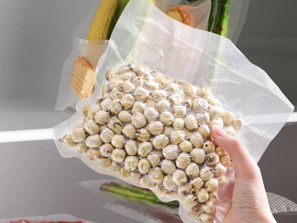 Vakuuminio sandariklio maisto pakavimo mašina + 10 vnt. Maišelių