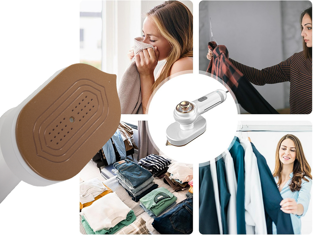 Mini kelioninis drabužių lygintuvas nešiojama skalbyklė su pasukama rankena