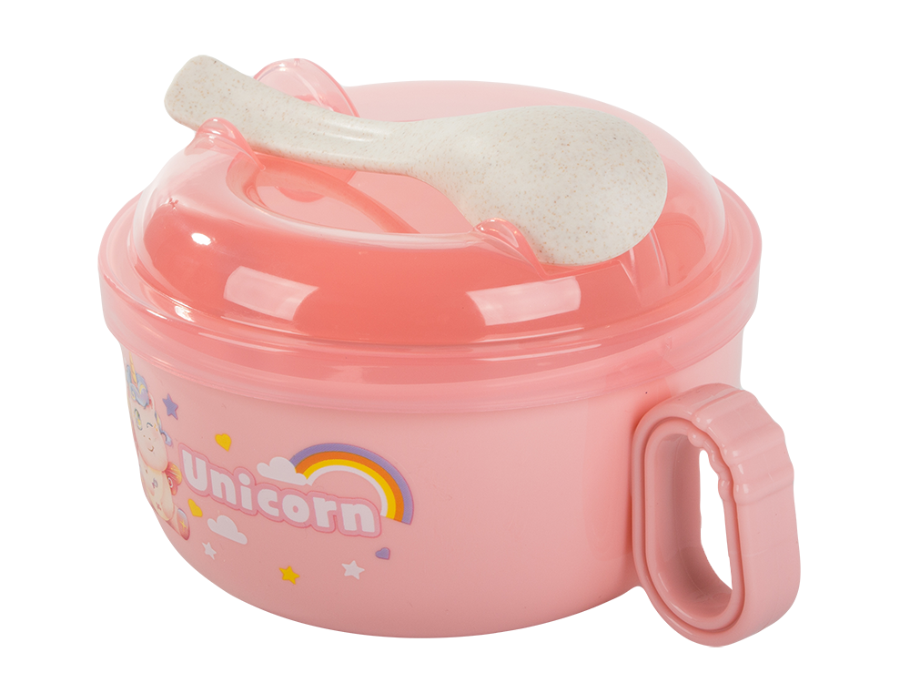 Maitinimo reikmenų rinkinys kūdikių maisto dubenėlis su rankenėlėmis šaukštas