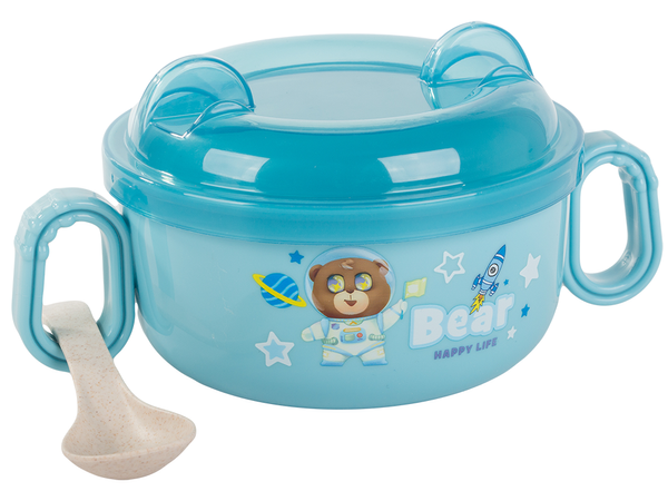 Maitinimo reikmenų rinkinys kūdikių maisto dubenėlis su rankenėlėmis šaukštas