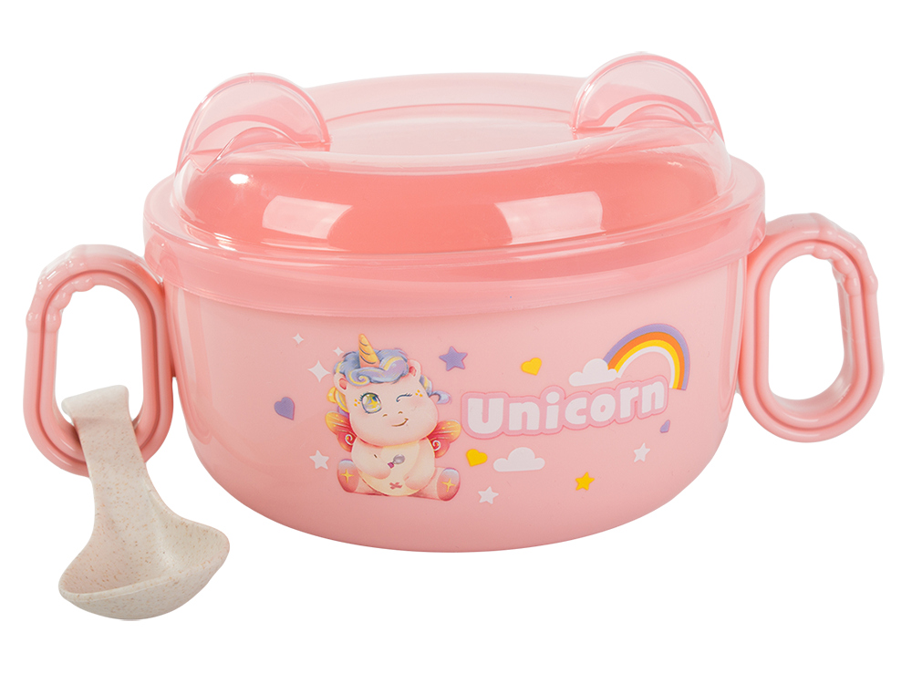 Maitinimo reikmenų rinkinys kūdikių maisto dubenėlis su rankenėlėmis šaukštas