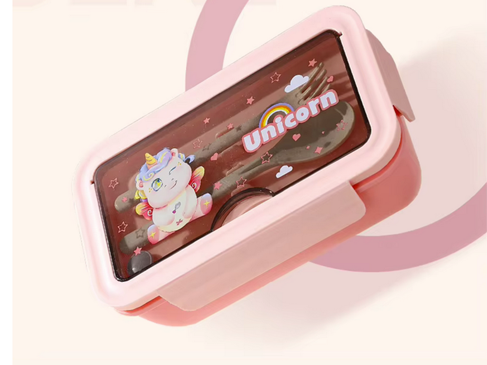 Pietų dėžutės pusryčių konteineris mokyklai skirtukai stalo įrankiai