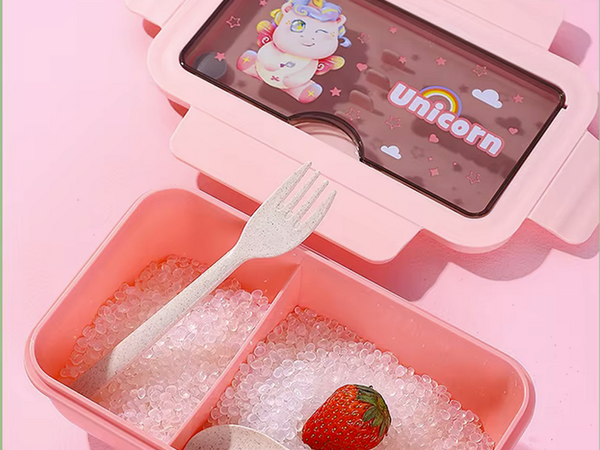 Pietų dėžutės pusryčių konteineris mokyklai skirtukai stalo įrankiai