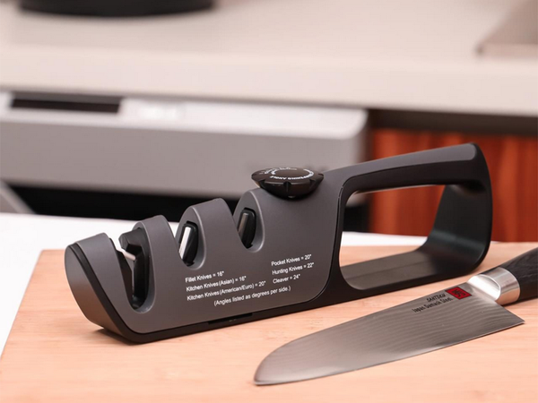 Peilių galąstuvas virtuvės žirklių galandinimas neslystantis reguliavimas