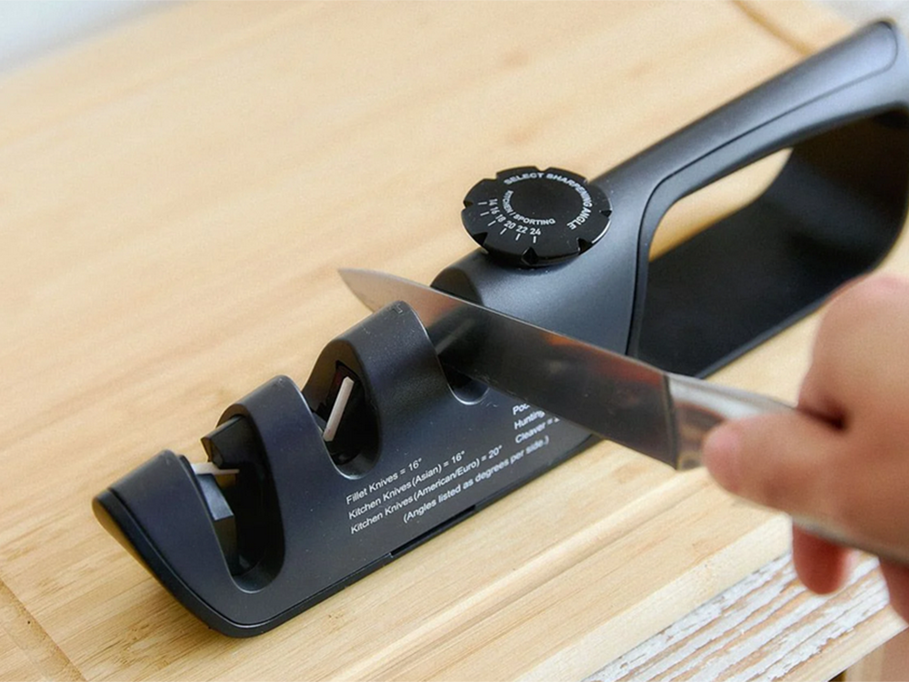 Peilių galąstuvas virtuvės žirklių galandinimas neslystantis reguliavimas