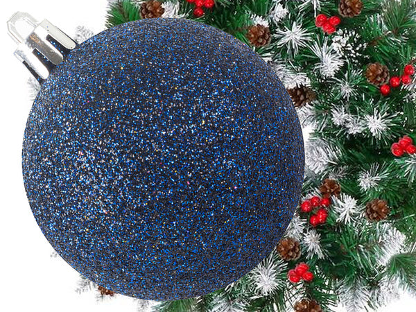 Kalėdinės eglutės puošmenos šventinė mėlyna blizganti žvaigždė 8 / 6 / 5