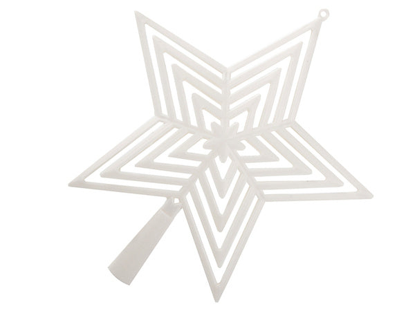 Kalėdų eglutė žvaigždė kalėdų eglutės viršus nedūžtantis baltas