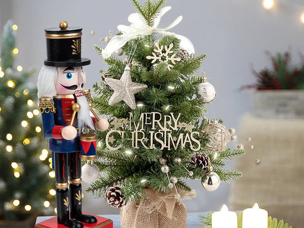 Riešutininkas medinis kareivis dekoratyvinė kalėdinė figūrėlė dovana