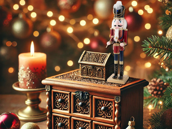 Medinis kareivėlis riešutininkas dekoratyvinė kalėdinė dovanų figūrėlė