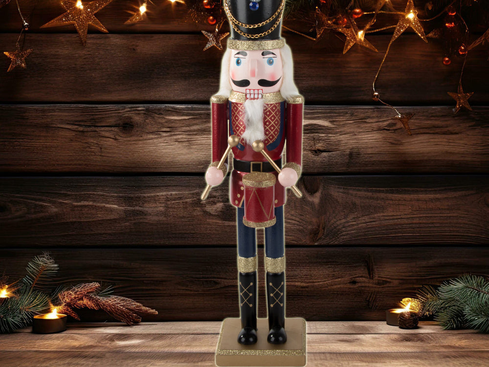 Medinis kareivėlis riešutininkas dekoratyvinė kalėdinė dovanų figūrėlė