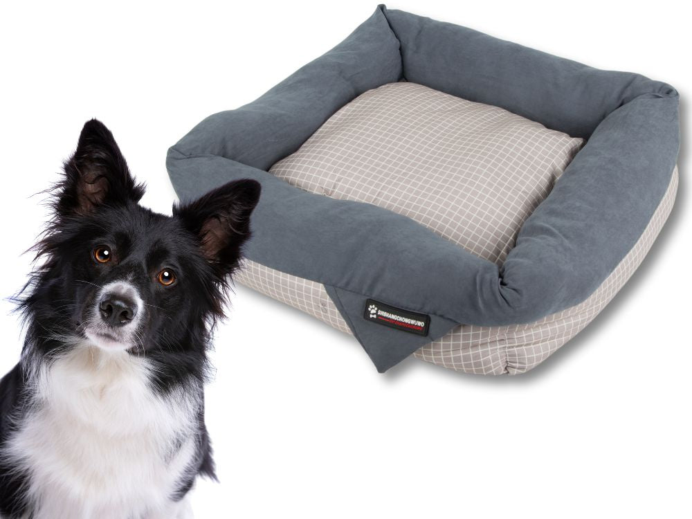 Šuns lova katės lova minkšta sofa lova pagalvėlė didelė, Pilka, Szín, Szürke