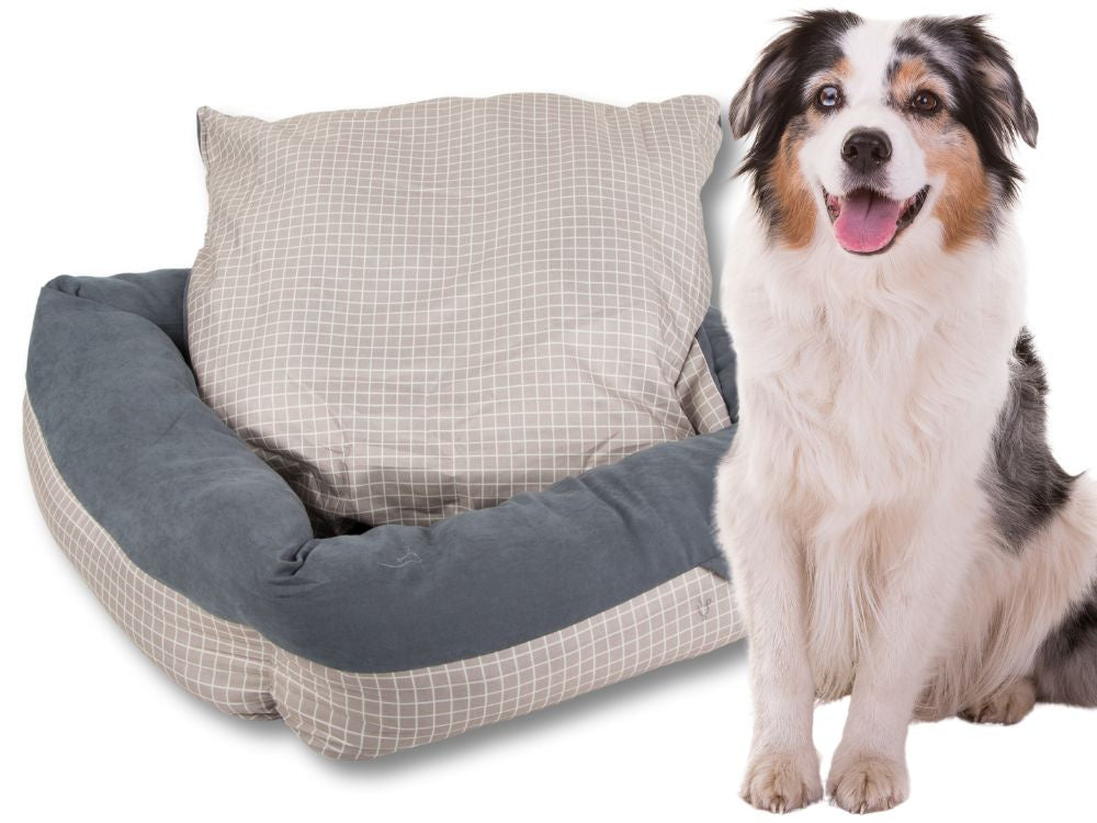 Šuns lova katės lova minkšta sofa lova pagalvėlė didelė, Pilka, Szín, Szürke