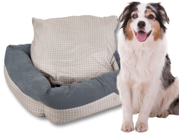 Šuns lova katės lova minkšta sofa lova pagalvėlė didelė, Pilka, Szín, Szürke