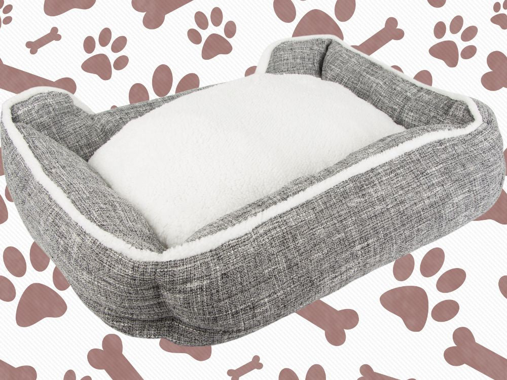 Šuns lova minkšta, patogi, pūkuota lova su pagalvėle l dydžio