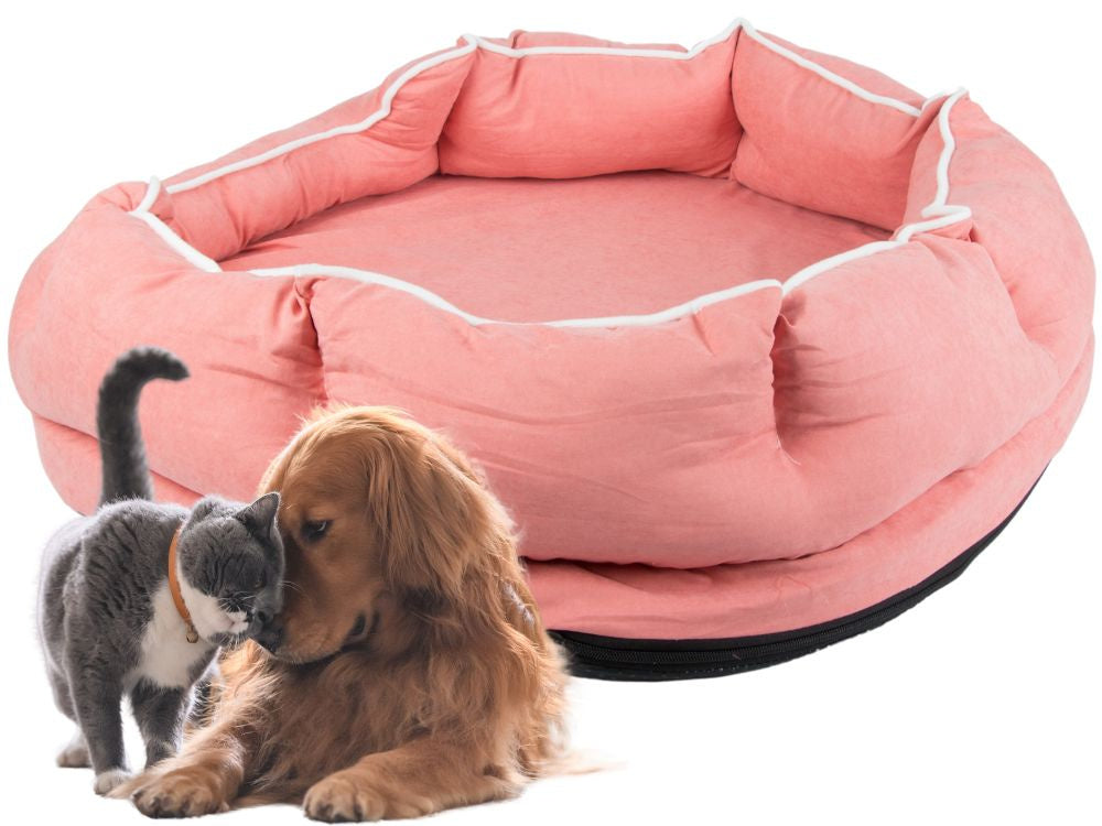 Pliušinė patalynė šuns lova katės žaidimų aikštelė patogus minkštas pliušas, Rožinė, Szín, Rózsaszín