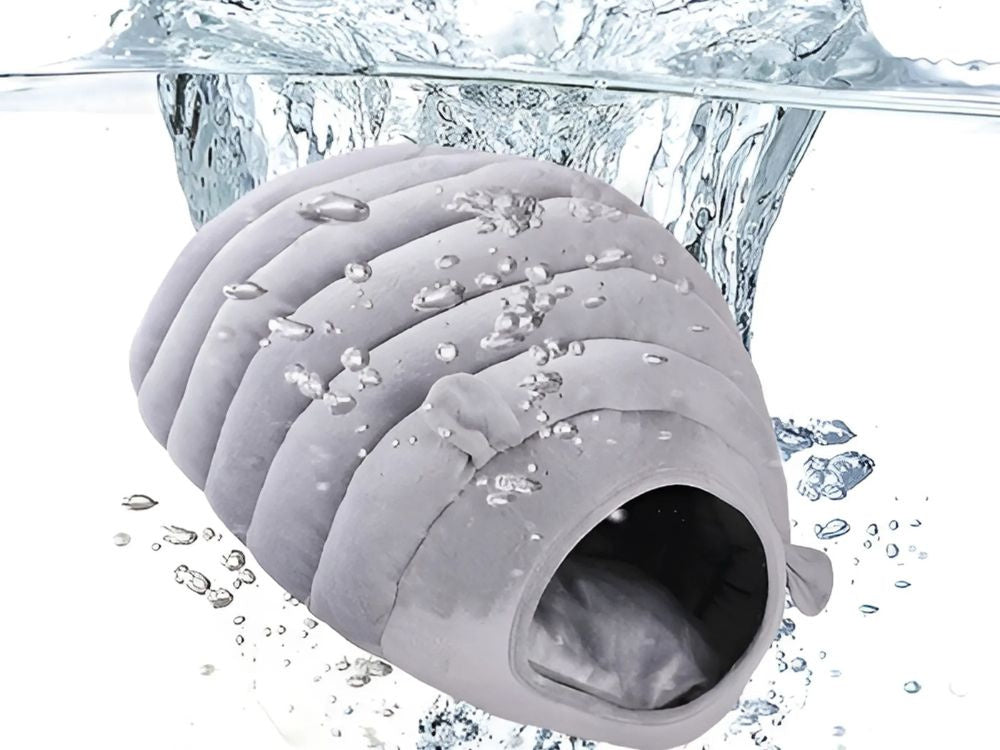 Pliušinis lovos kokonas šuniui katė minkšta pagalvė patalynė pūkuota, Pilka, Szín, Szürke