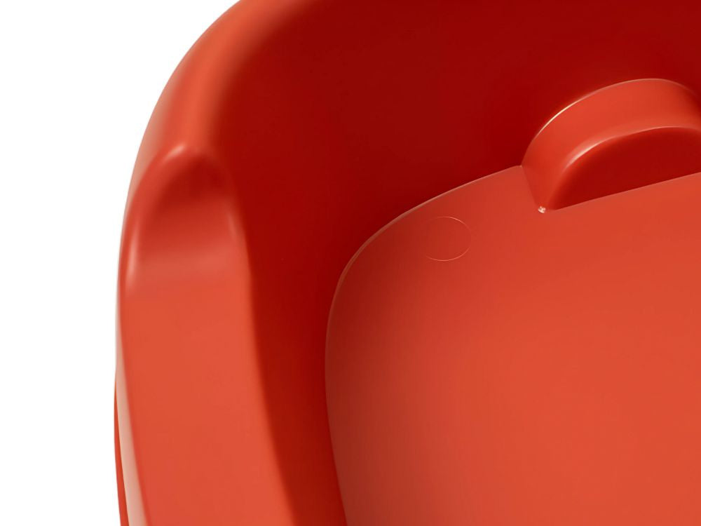 Dvigubas dubenėlis šuniui ir katei nuimami vandens ir maisto dubenėliai dideli plastikiniai, Raudona, Szín, Piros