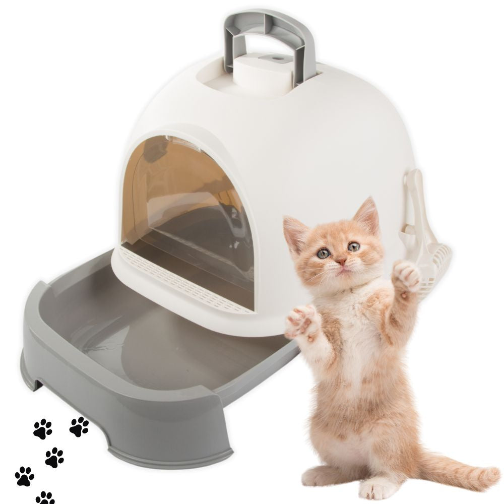 Kačių kraiko dėklas didelis uždaras kraiko semtuvėlis tvirtas ištraukiamas, Įvairiaspalvis, Szín, Sokszínű