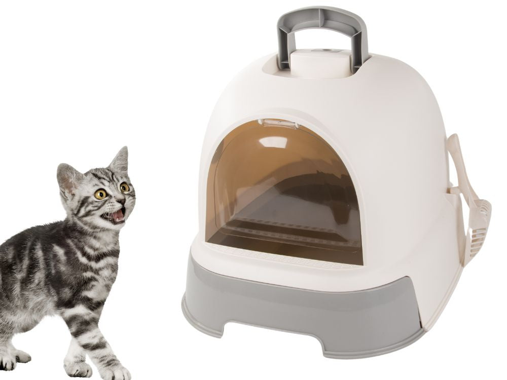 Kačių kraiko dėklas didelis uždaras kraiko semtuvėlis tvirtas ištraukiamas, Įvairiaspalvis, Szín, Sokszínű