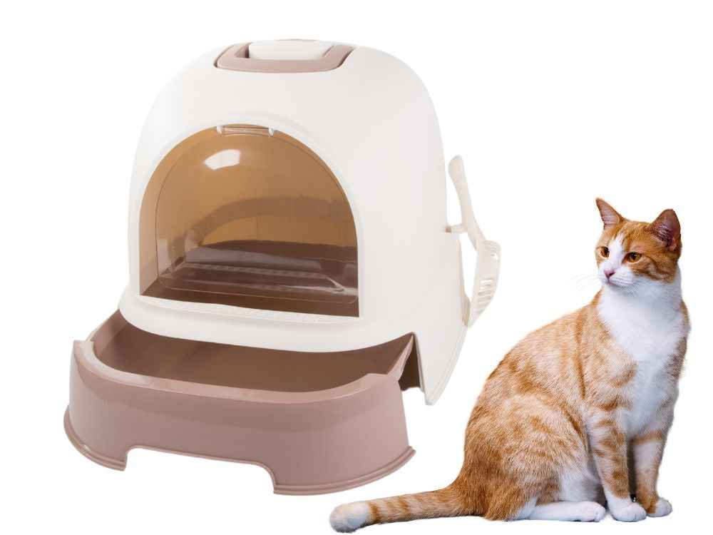 Kačių kraiko dėklas didelis uždaras kraiko semtuvėlis tvirtas ištraukiamas, Įvairiaspalvis, Szín, Sokszínű