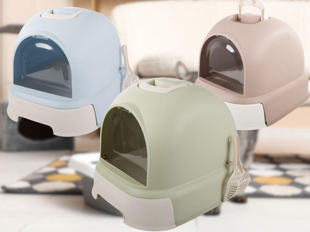 Kačių kraiko dėklas didelis uždaras kraiko semtuvėlis tvirtas ištraukiamas, Įvairiaspalvis, Szín, Sokszínű