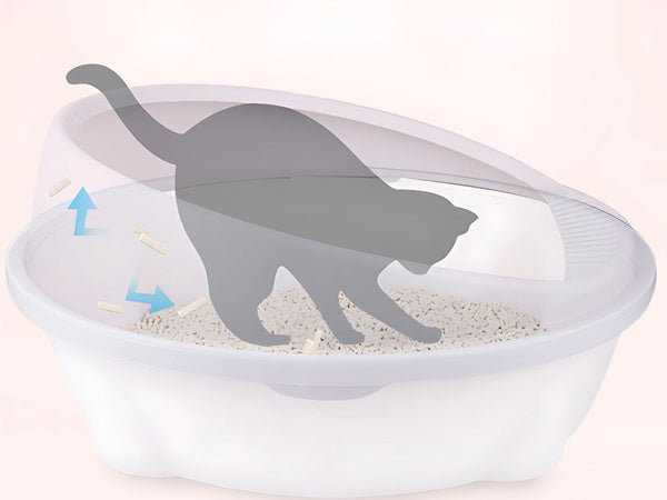 Atviras šiukšlių dėklas, didelis, tvirtas, su lopetėle ir aukštu apvadu