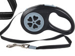 Automatinis šunų lanyardo uždarymas galingas lengvas 5m 15kg, Juoda, Szín, Fekete