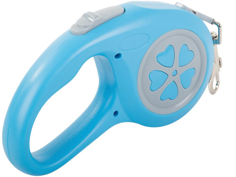 Automatinis šunų lanyardo uždarymas galingas lengvas 5m 15kg, Mėlyna, Szín, Kék