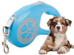 Automatinis šunų lanyardo uždarymas galingas lengvas 5m 15kg, Mėlyna, Szín, Kék