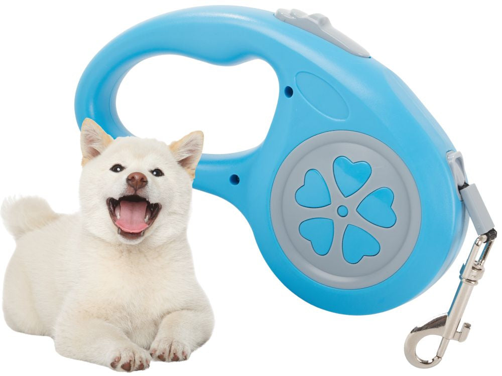 Automatinis šunų lanyardo uždarymas galingas lengvas 5m 15kg, Mėlyna, Szín, Kék