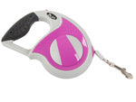 Automatinis 5 m stiprus pavadėlis šuniui iki 20 kg su užraktu stiprus ilgas, Rožinė, Szín, Rózsaszín