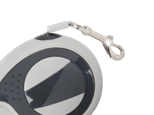 Automatinis 5 m stiprus pavadėlis šuniui iki 20 kg su užraktu stiprus ilgas, Juoda, Szín, Fekete