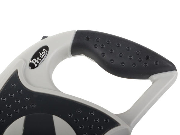 Automatinis 5 m stiprus pavadėlis šuniui iki 20 kg su užraktu stiprus ilgas, Juoda, Szín, Fekete