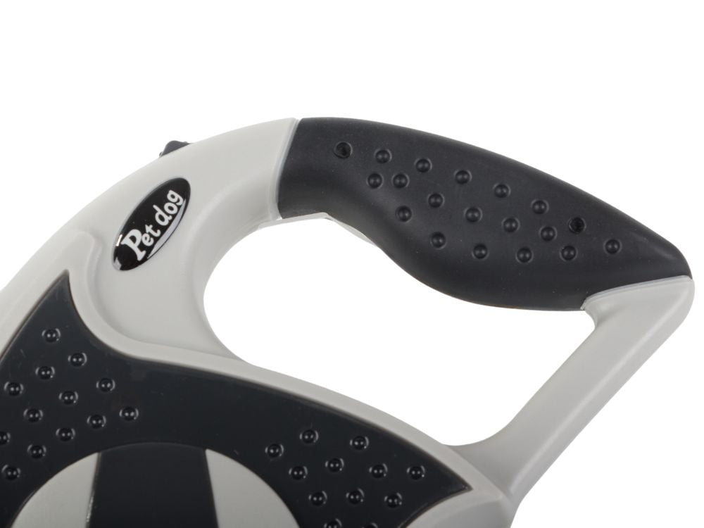 Automatinis 5 m stiprus pavadėlis šuniui iki 20 kg su užraktu stiprus ilgas, Juoda, Szín, Fekete