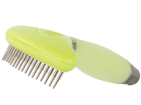 Trimerio šukos dvipusis šepetys pašalina trumpus plaukus ilgus plaukus šuo katė