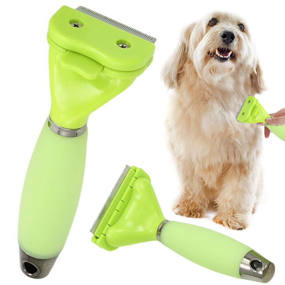 Naminių gyvūnėlių trimeris šuo katė arklio plaukai nerūdijančio plieno šepetys