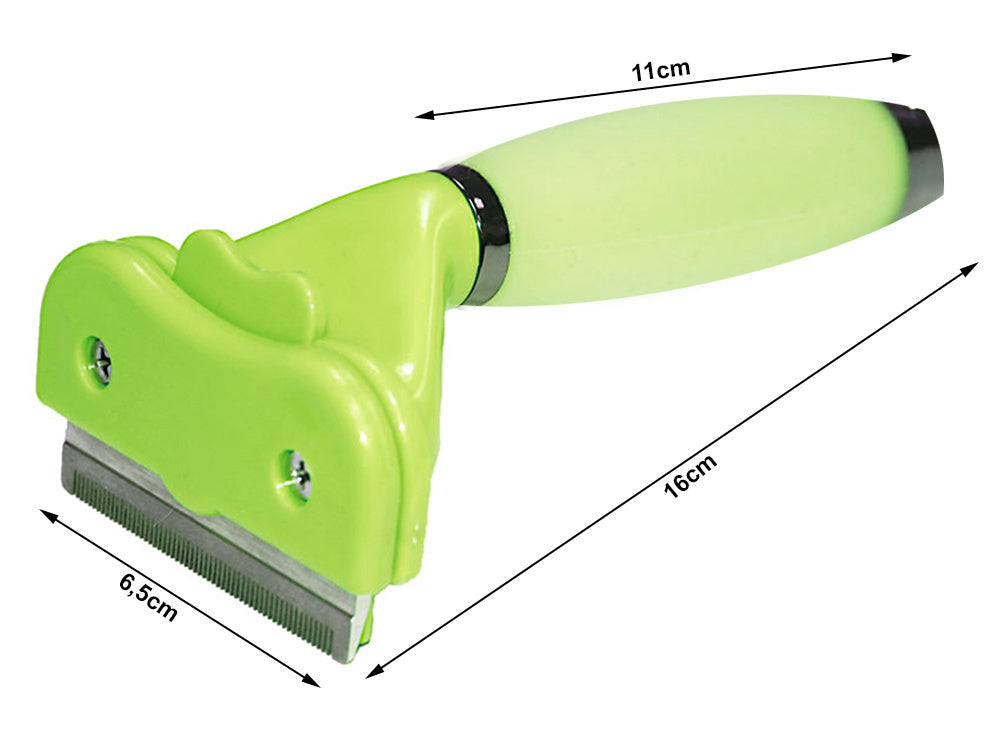 Naminių gyvūnėlių trimeris šuo katė arklio plaukai nerūdijančio plieno šepetys