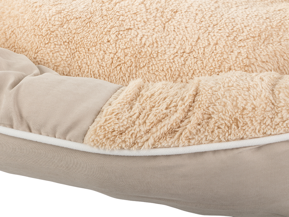 Pliušinė šunų žaidimų aikštelė lova minkšta pagalvėlė sofos patalynė pūkuota, Smėlio spalvos, Szín, Bézs