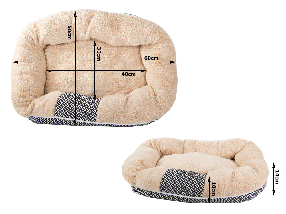 Pliušinė šunų žaidimų aikštelė lova minkšta pagalvėlė sofos patalynė pūkuota, Įvairiaspalvis, Szín, Sokszínű